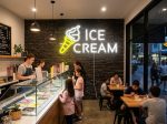 Sweet Ice Cream LED Neon Sign – Vibrant Neon Cone Light with USB & Dimmer Switch for Ice Cream Parlours, Cafes, Store Front Windows & Home Decor (USB Powered)